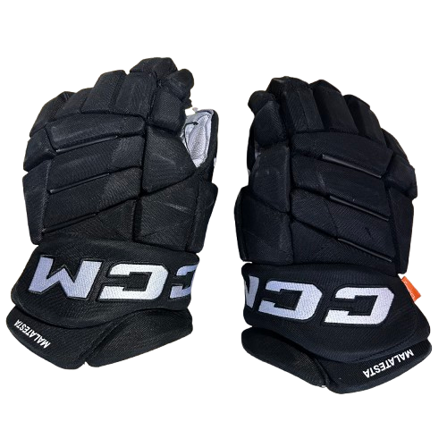 CCM HGJS #4 - Gants de hockey Pro Stock d'occasion (noirs)
